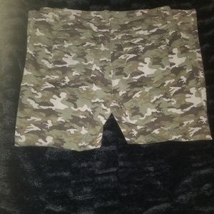 Camouflage stretch jeans